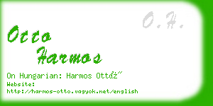 otto harmos business card